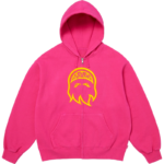Supreme x Spitfire Zip Up Pink Hoodie