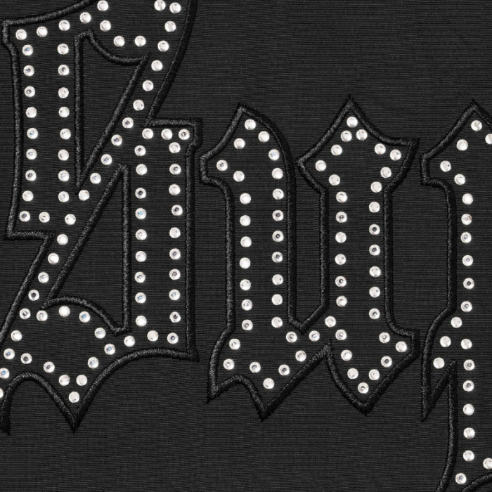Supreme x Umbro Rhinestone Black Track Jacket Patch