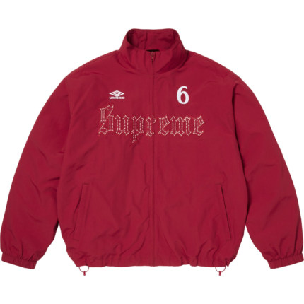 Supreme x Umbro Rhinestone Red Track Jacket