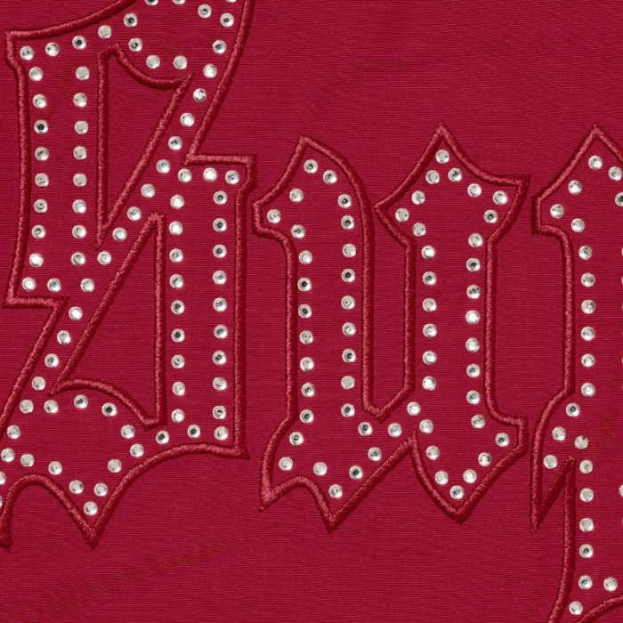 Supreme x Umbro Rhinestone Red Track Jacket Patch