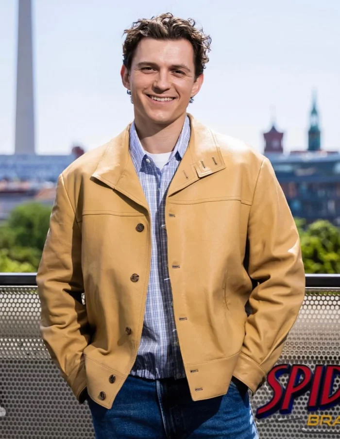 Tom Holland Spider-Man Brand New Day Leather Jacket Tom Holland Spider-Man Brand New Day Leather Jacket
