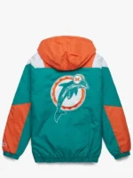 Vintage Starter Miami Dolphins Pullover Jacket Back