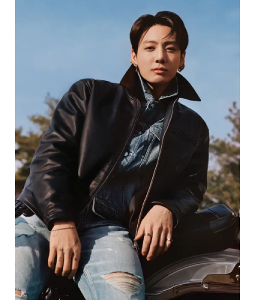 2026-BTS-Jungkook-for-Calvin-Klein-Leather-Racer-Jacket