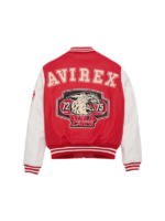AVIREX WILDCAT VARSITY RED JACKET