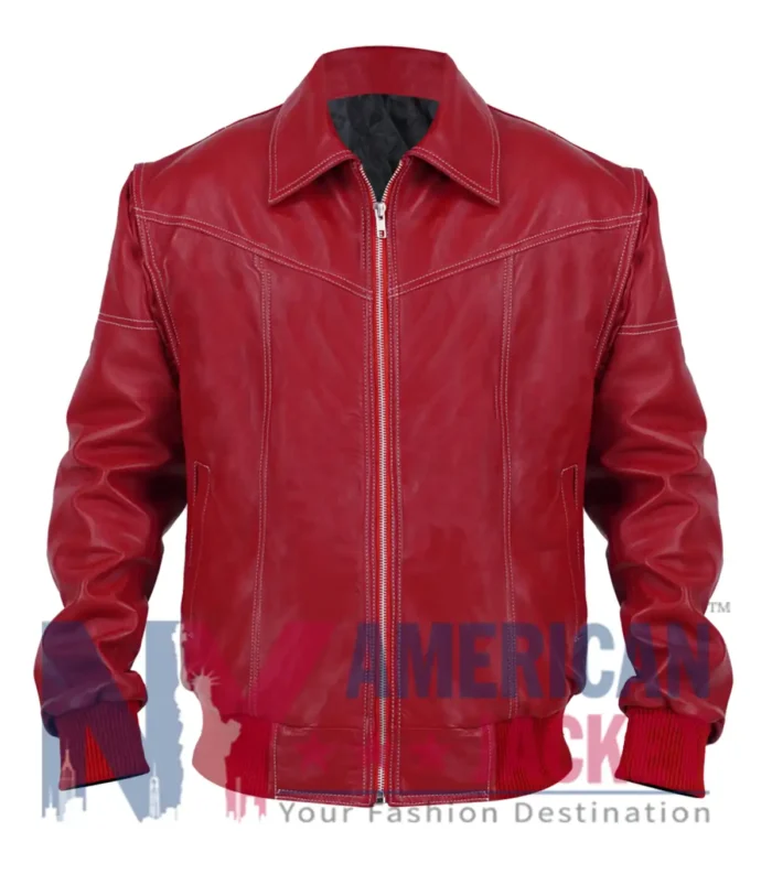 Allie-Hayes-Off-Campus-Red-Leather-Jacket