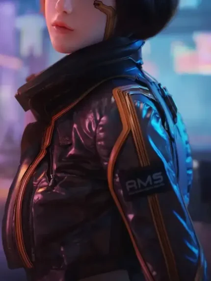 Cyberpunk-2077-Syn-Leather-Jacket-Close-Up-View