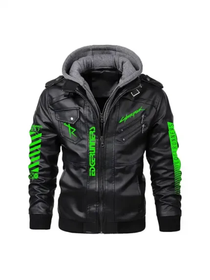 Cyberpunk-Halloween-Hooded-Leather-Jacket-Front-View (2)