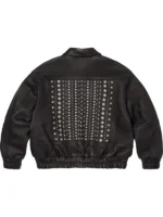 Genuine-Multi-Stud-Embellished-Black-Leather-Biker-Jacket-For-Men-And-Women