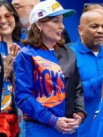 Kathy-Hochul-Knicks-Victory-Parade-Varsity-Jacket-Side-View
