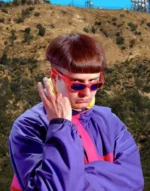 Oliver Tree Alien Boy Let Me Down Purple & Pink Jacket