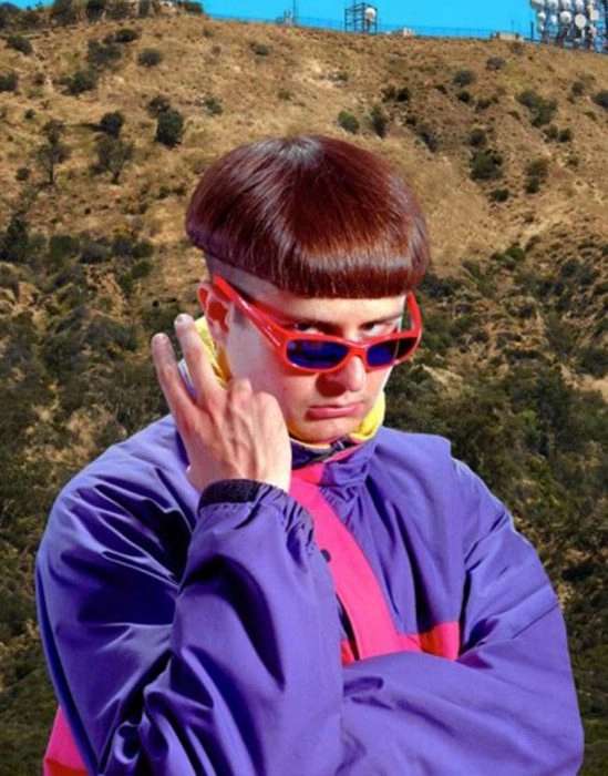 Oliver Tree Alien Boy Let Me Down Purple & Pink Jacket