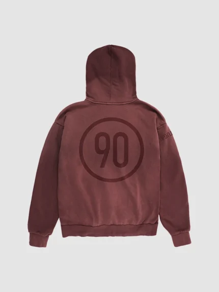 Recreated - Fifa World Cup 2026 Cactus Jack x Nike Portugal Total 90 Maroon Hoodie