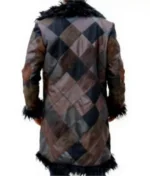 Material: Suede Leather Lining: Viscose Lining Collar: Shearling Collar Front: Open Front Sleeves: Long Sleeves Cuffs: Shearling Cuffs Color: Multicolor