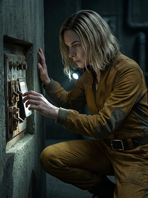 Silo-S02-Juliette-Nichols-Brown-Jacket-Side-Look