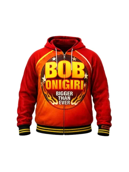 Tekken-8-BOB-ONIGIRI-Red-Hoodie