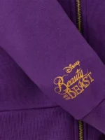 2026-Disney-Beauty-And-The-Best-Purple-Zip-Up-Fleece-Hoodie