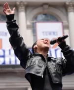 Alicia-Keys-Knicks-parade-black-leather-jacket (1)