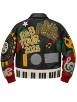 American-Rapper-Chris-Brown-RB-Tour-2026-Leather-Bomber-Jacket