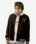 Kim Taehyung x Champion Varsity Jacket - Image 3