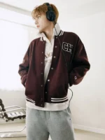 BTS x champion varsity jacket