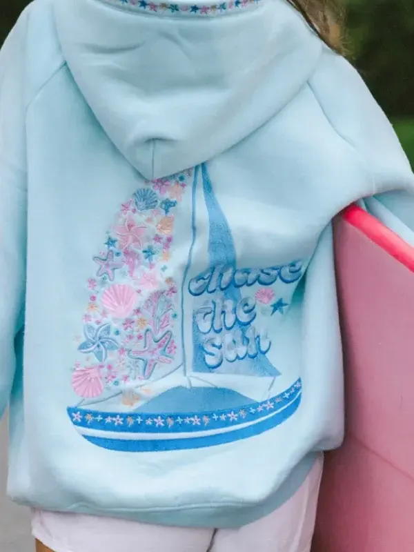 Chase-the-Sun-Blue-Hoodie Chase-the-Sun-Blue-Hoodie