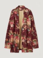 Dutton-Ranch-Kelly-Reilly-Ornate-Floral-Robe-Roses-and-Ferns-Jersey-Duster