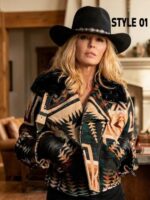 Dutton-Ranch-S01-Kelly-Reilly-Western-Print-Jacket-570x760 (1)