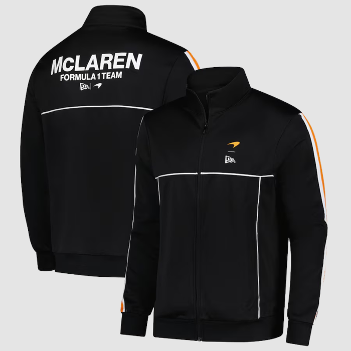 F1-Team-McLaren-New-Era-Black-Track-Jacket F1-Team-McLaren-New-Era-Black-Track-Jacket