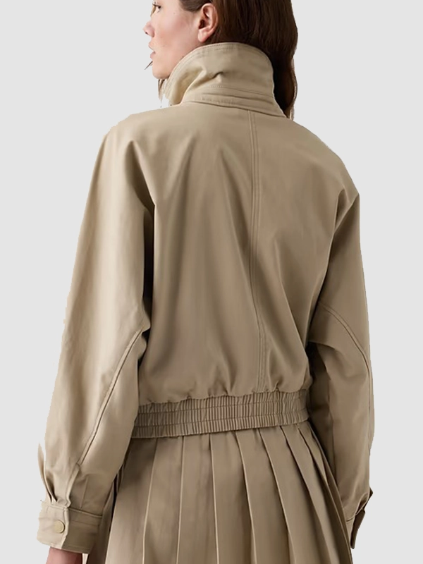 Full-Zip-Malbon-x-Gap-Twill-Bomber-Jacket-in-Khaki-Brown