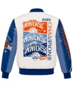 Girls-Youth-New-York-Knicks-2026-Pro-Basketball-Finals-Champions-White-and-Blue-Varsity-Jacket-Back-510x619