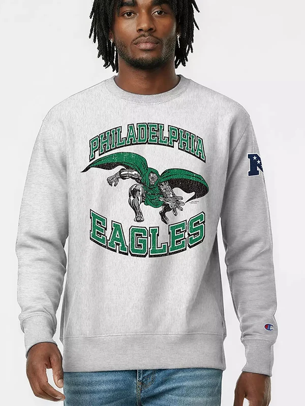 Grey-2026-Disney-x-Champion-Eagles-Doctor-Doom-Sweatshirt Grey-2026-Disney-x-Champion-Eagles-Doctor-Doom-Sweatshirt