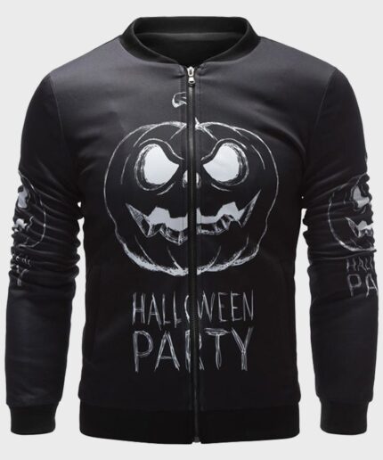 Halloween-Party-Black-Bomber-Jacket