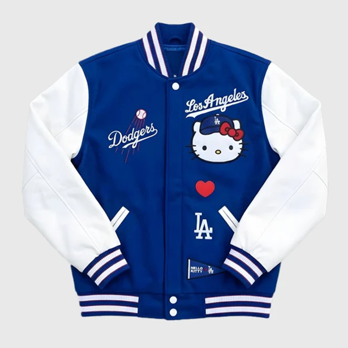 Hello-Kitty-Dodgers-Varsity-Jacket Hello-Kitty-Dodgers-Varsity-Jacket