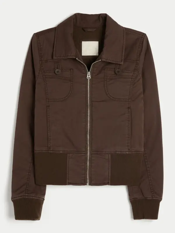 Hollister-Twill-Zip-Up-Jacket-Brown