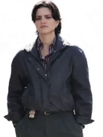 Movie-The-Exorcist-Sasha-Calle-Brown-Leather-Jacket