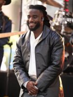 NBCs-Today-Shaboozey-Leather-Jacket