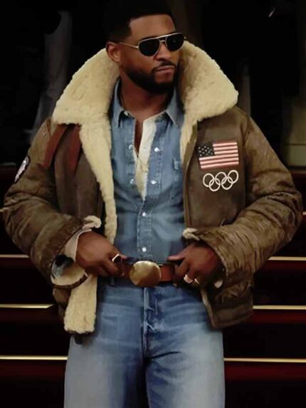Olympics-Red-Carpet-Usher-Shearling-Leather-Jacket-Team-USA-Flight-Jacket
