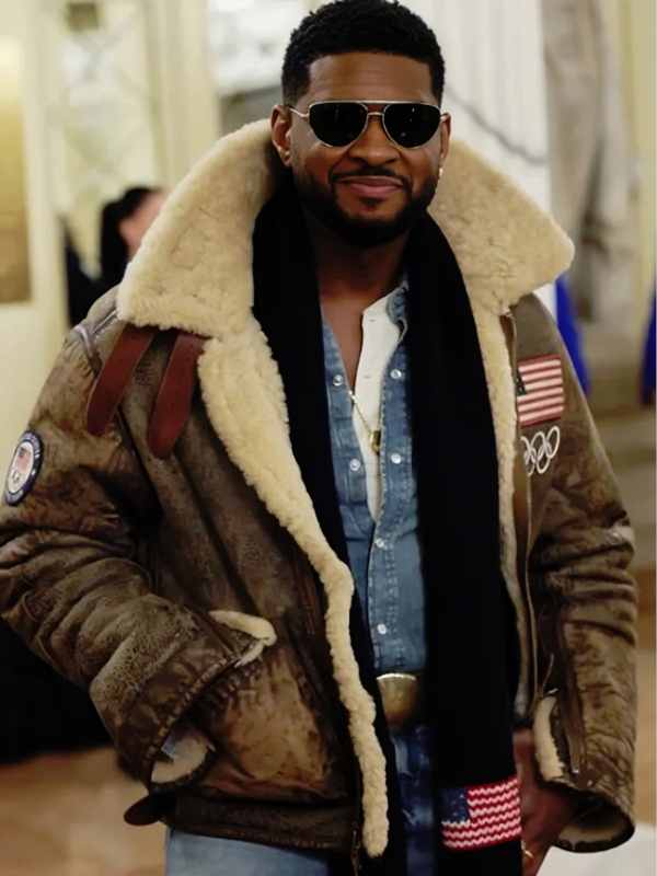 Olympics-Red-Carpet-Usher-Shearling-Leather-Jacket Olympics-Red-Carpet-Usher-Shearling-Leather-Jacket