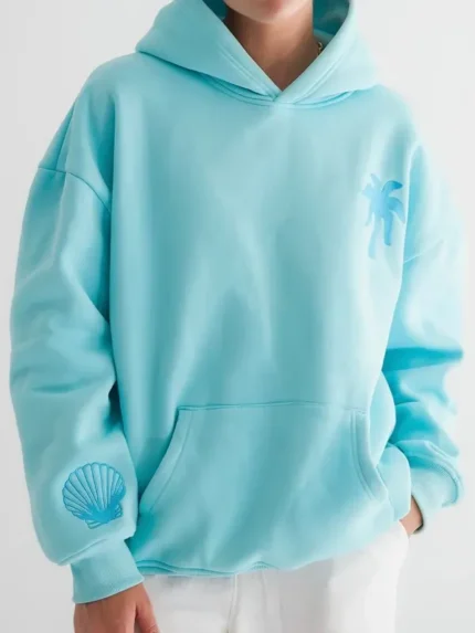 Pink-Palm-Puff-Hawaii-Hibiscus-Aquamarine-Pullover-Hoodie