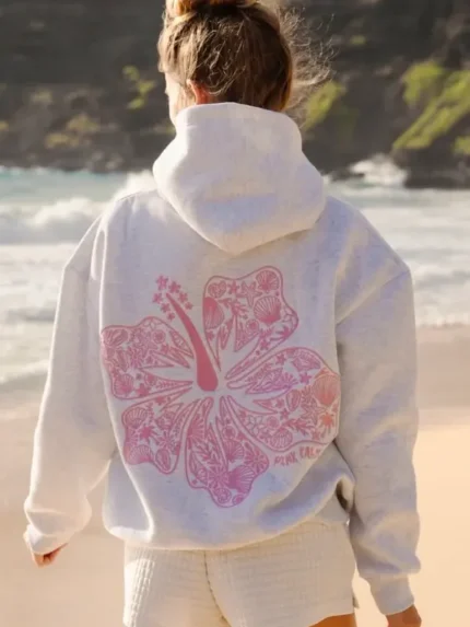 Pink-Palm-Puff-Hawaii-Hibiscus-Heather-Cloud-Pullover-Hoodie