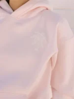 Pink-Palm-Puff-Lacy-Pink-Hoodie