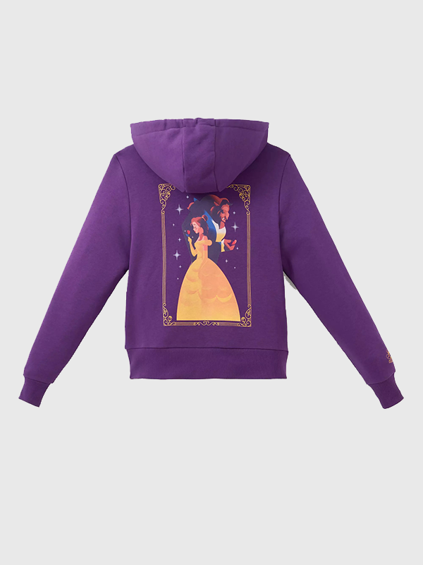 Purple-Beauty-And-The-Beast-Fleece-Zip-Up-Hoodie