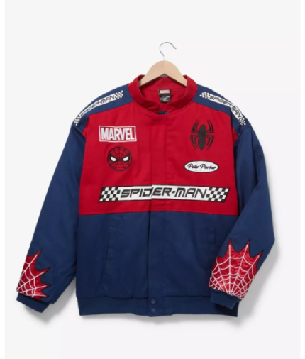 Spider-Man-Polyester-Racing-Jacket