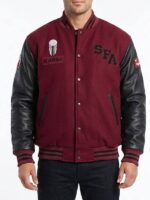 Star-Trek-Starfleet-Academy-Varsity-Burgundy-Black-Jacket