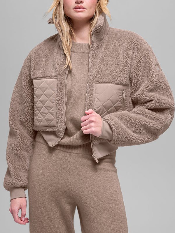 TV-Series-Love-It-or-List-It-Season-21-Page-Turner-Sherpa-Fleece-Bomber-Jacket-Brown