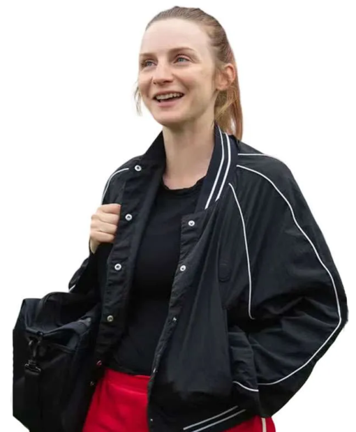 Ted-Lasso-S04-Faye-Marsay-Black-Bomber-Jacket