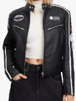 The-Only-Way-Is-Essex-Season-36-Courtney-Greens-Cropped-Leather-Racer-Jacket-Unisex