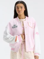 University-Miami-Pink-White-Varsity-Jacket
