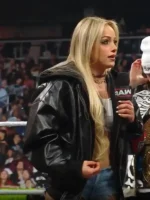 WWE-RAW-2026-Liv-Morgan-RAW-is-WAR-Black-Leather-Bomber-Hooded-Jacket