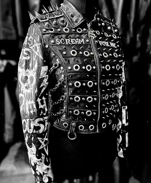 WWE-SummerSlam-2026-Paige-Black-Leather-Studded-Jacket